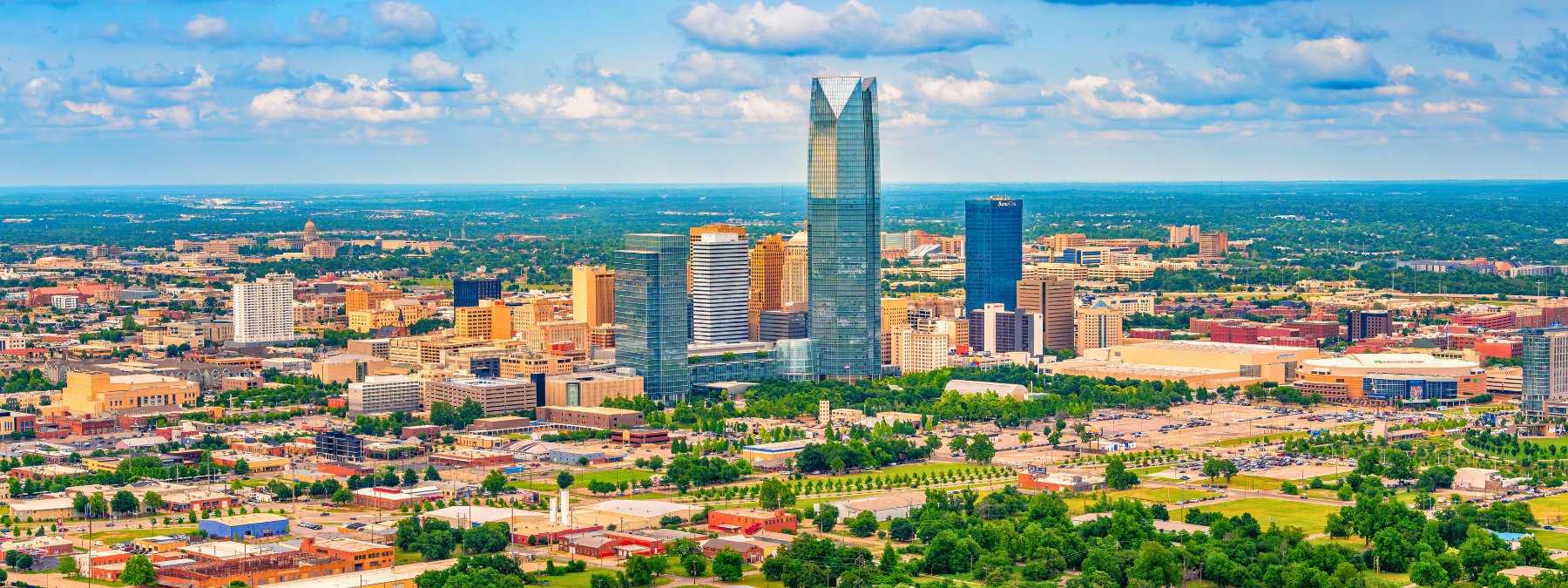 Image of the Oklahoma City Skyline on a clear day